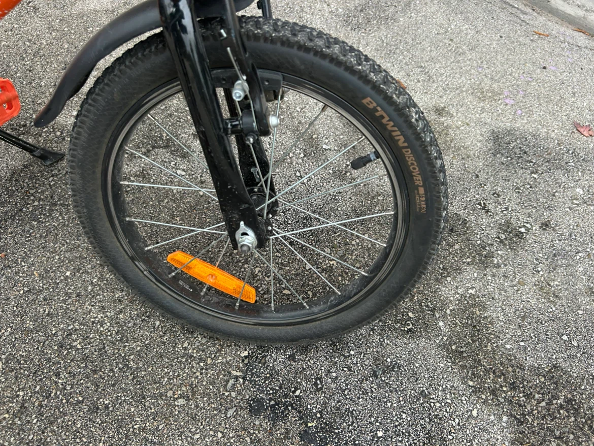 B'Twin 16-inch Kids Bike - Orange