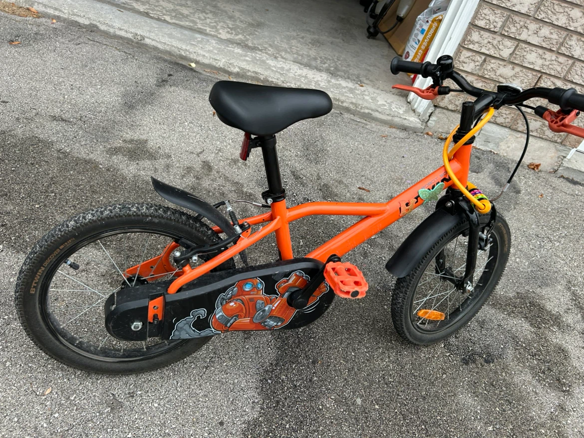 B'Twin 16-inch Kids Bike - Orange - photo 3