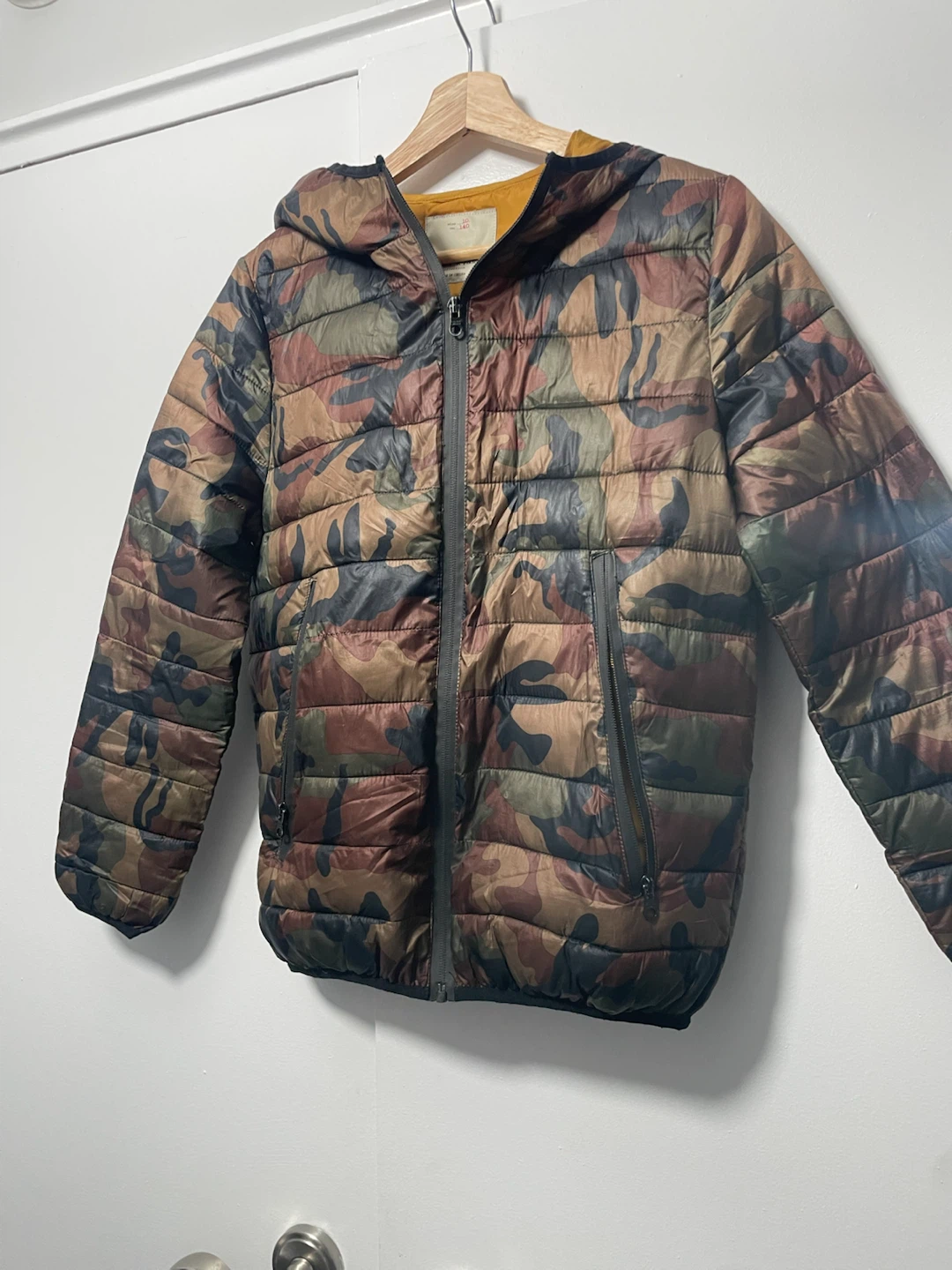 Zara Kids Camo Puffer Jacket
