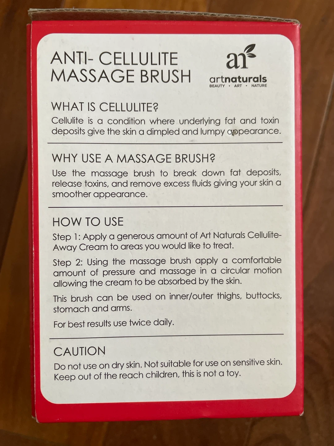 ArtNaturals Anti-Cellulite Massage Brush - photo 3