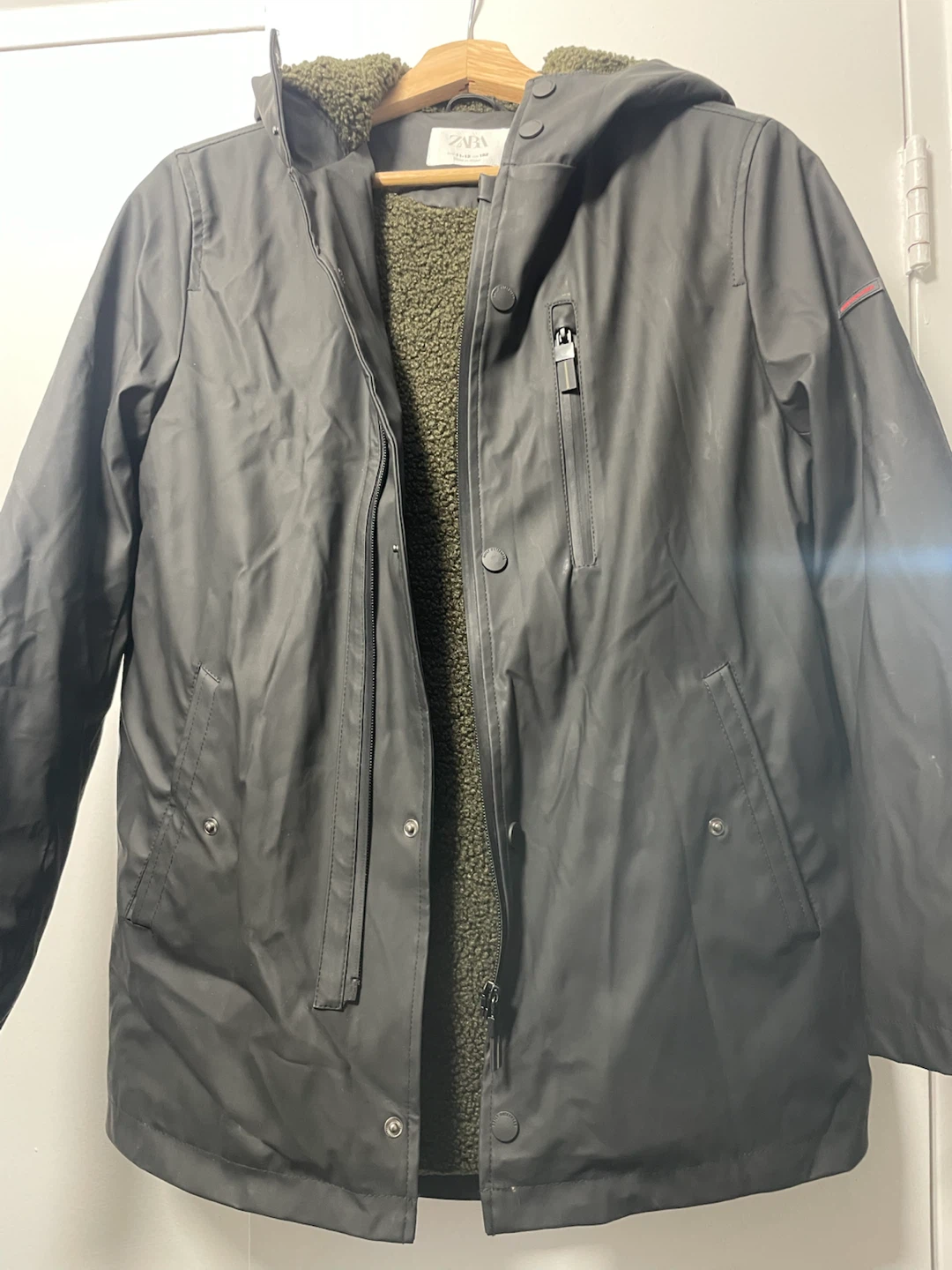 Zara Hooded Parka - Black 🚨🚨needs to go today