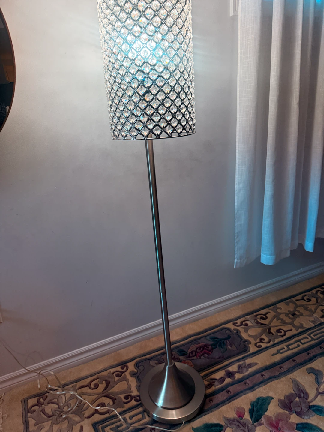 Crystal shade floor lamp - photo 2