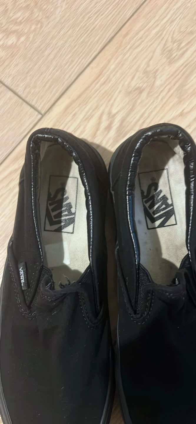 Vans Black Slip-On Sneakers