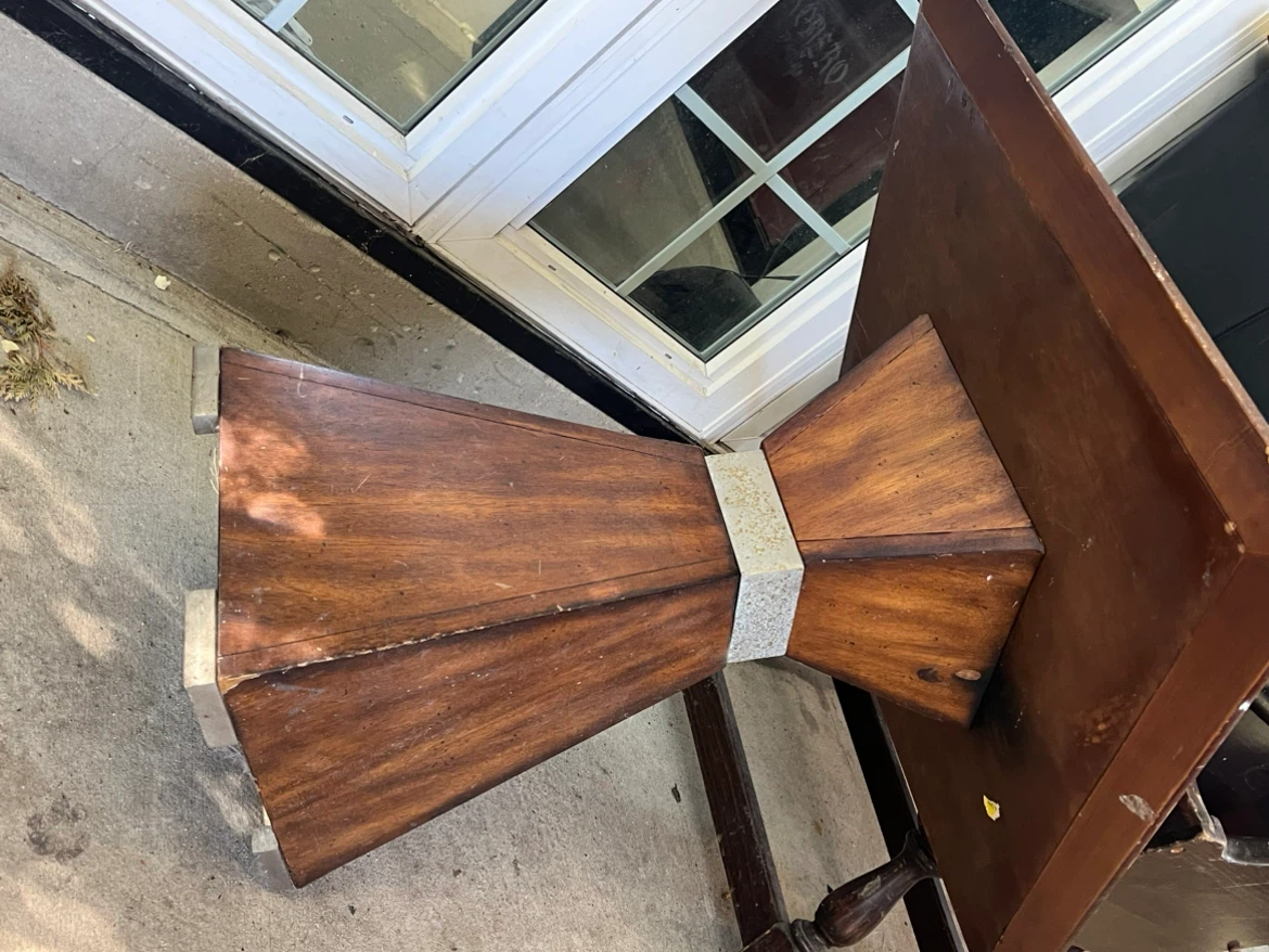 Modern mid century Pedestal Table! - photo 5