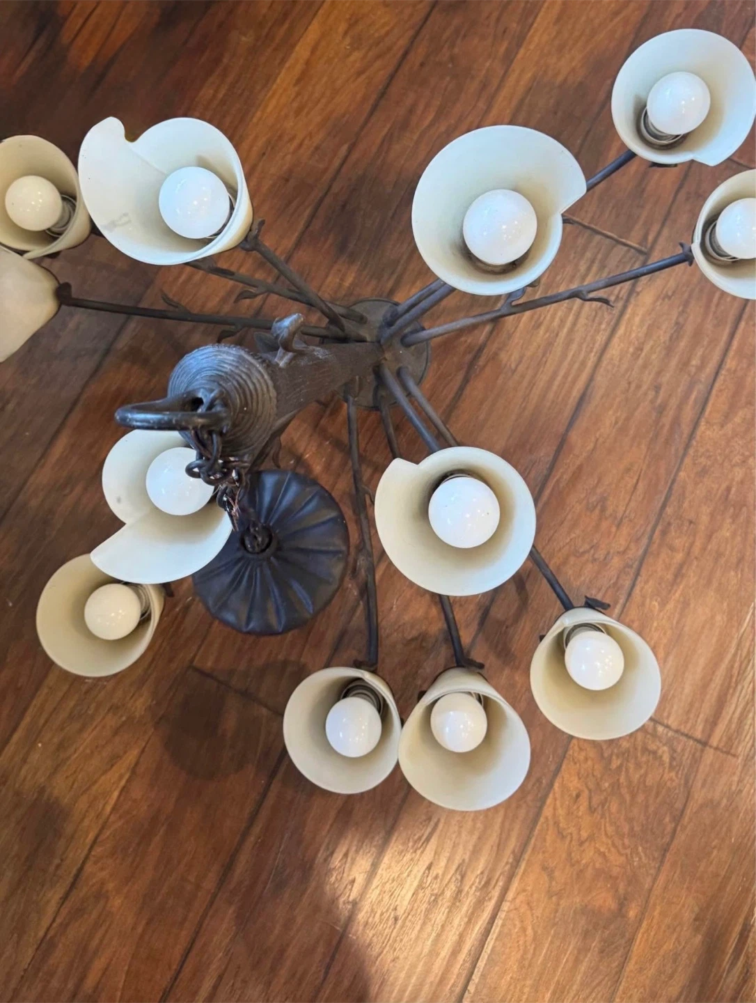 Rustic Chandelier (Wrought Iron) - photo 2