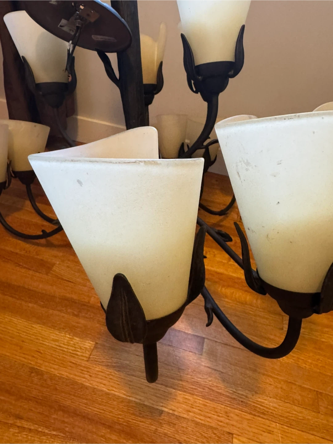 Rustic Chandelier (Wrought Iron) - photo 4