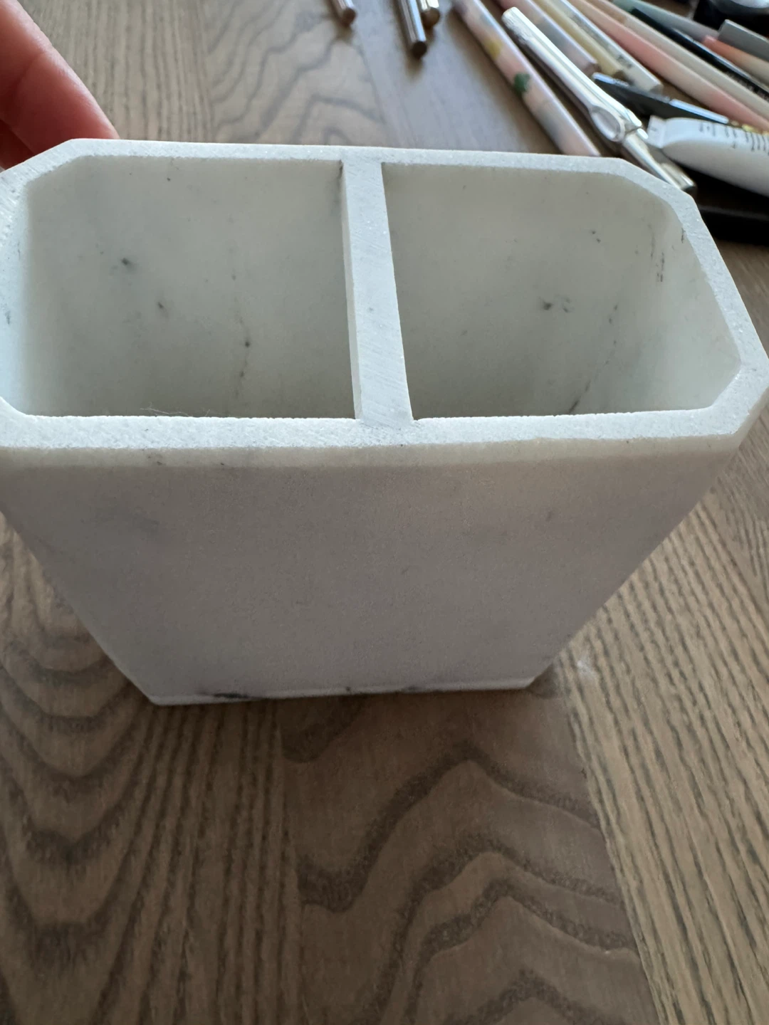 European made Rome White Marble Holder - photo 3