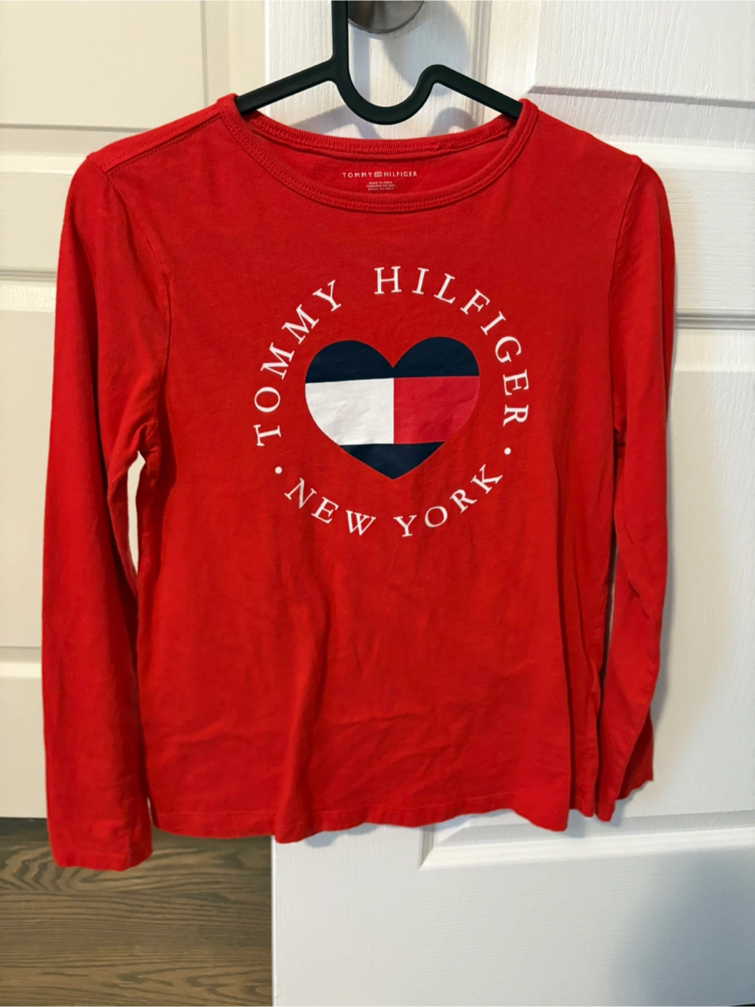 Tommy Hilfiger Red Long Sleeve Shirt
