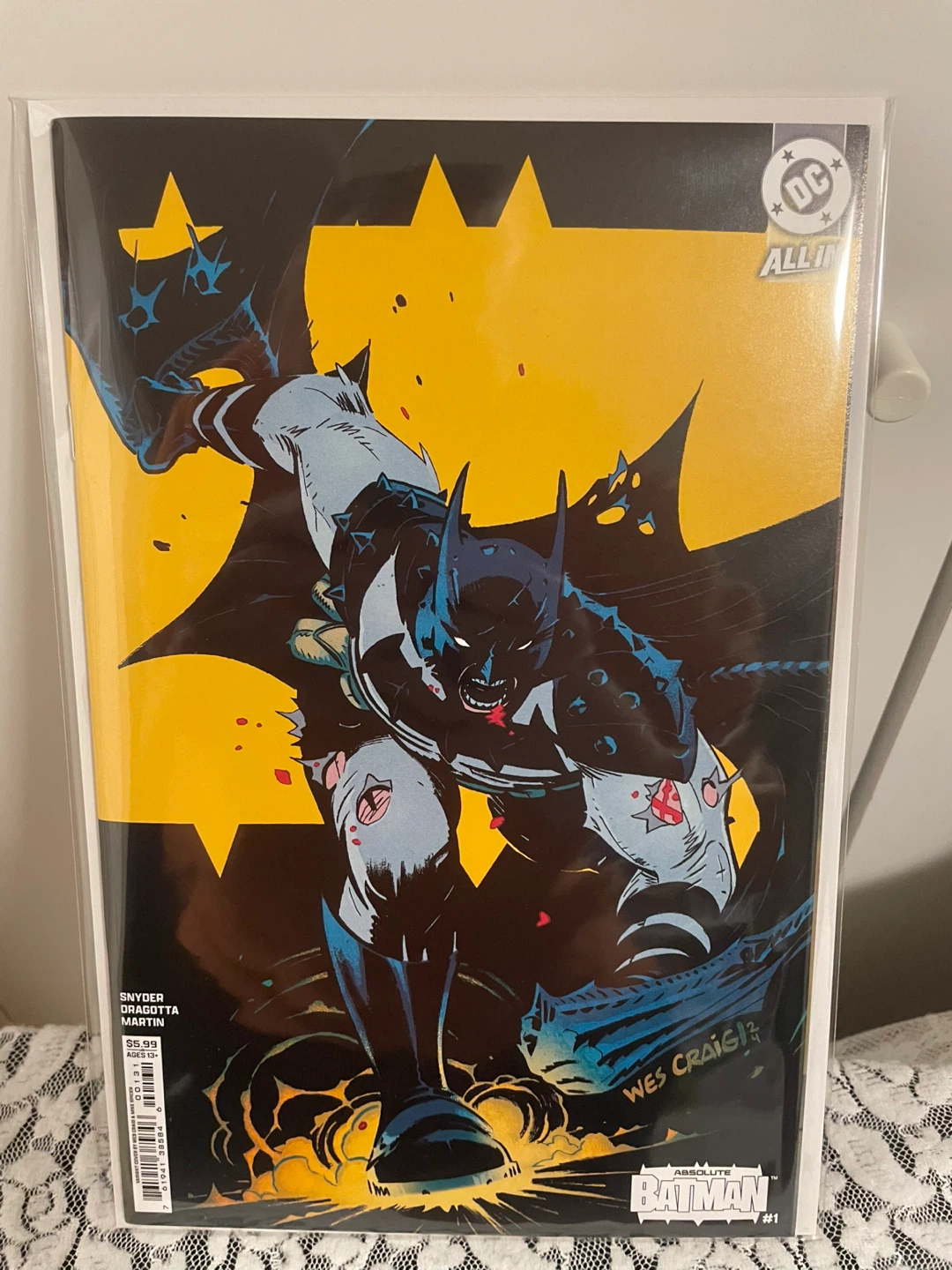 Absolute Batman 1 first print Wes Craig Variant