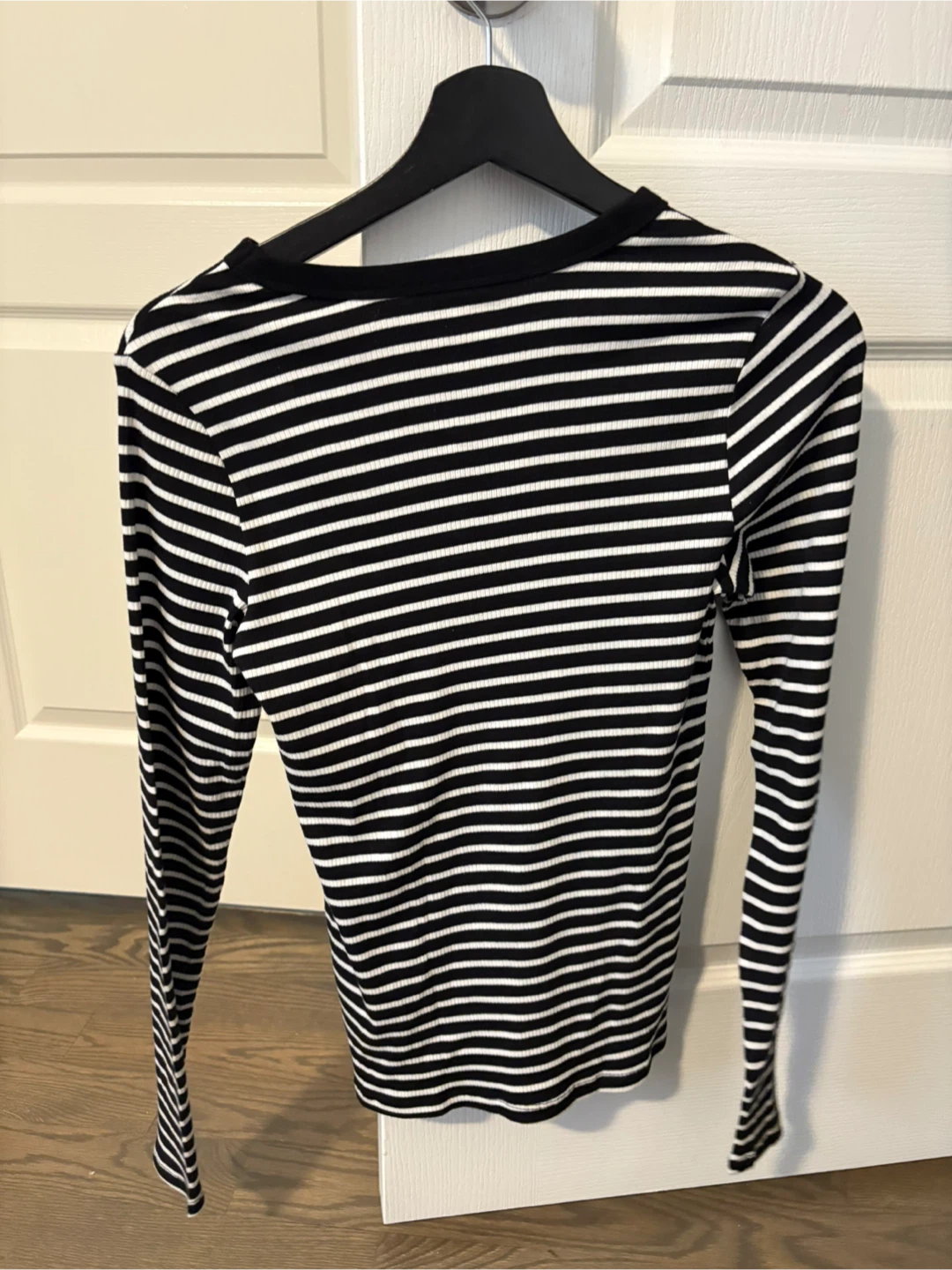 H&M MAMA Maternity Striped Long Sleeve Top - photo 2