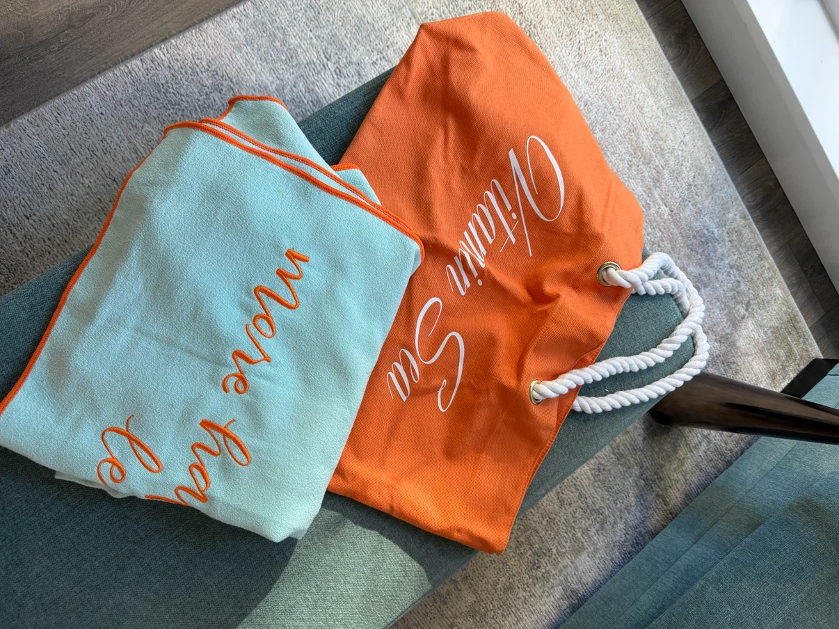 Vitamin Sea Tote Bag and Towel Set