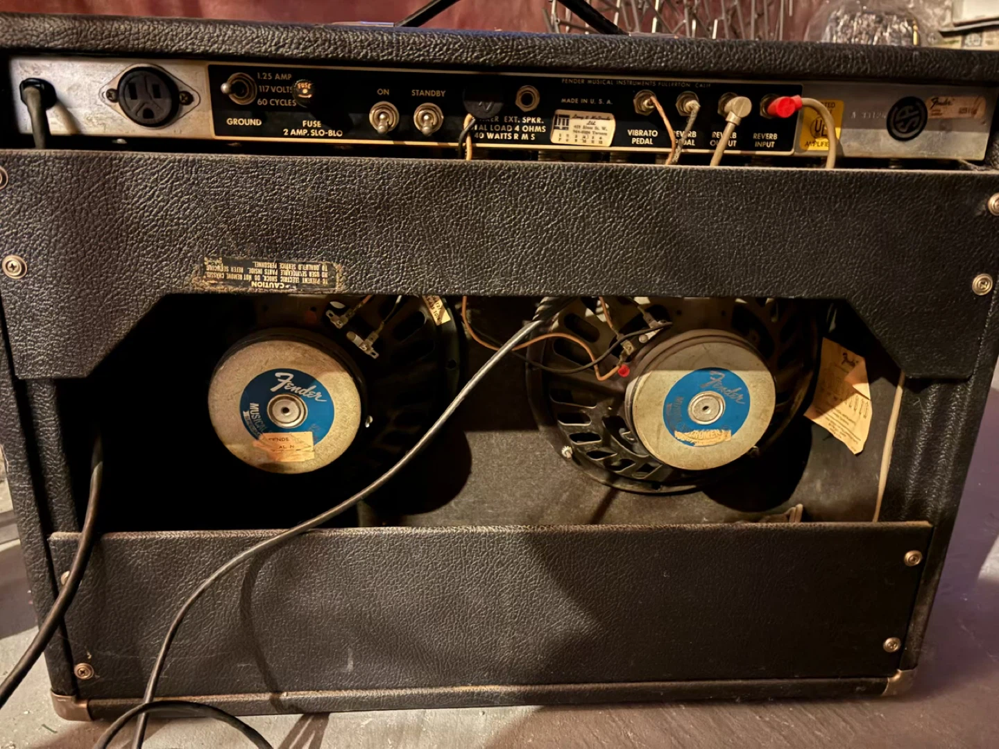 Antique fender amp - photo 3