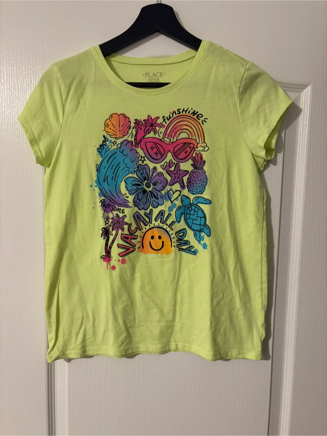 The Children's Place Neon Yellow Vacay T-Shirt