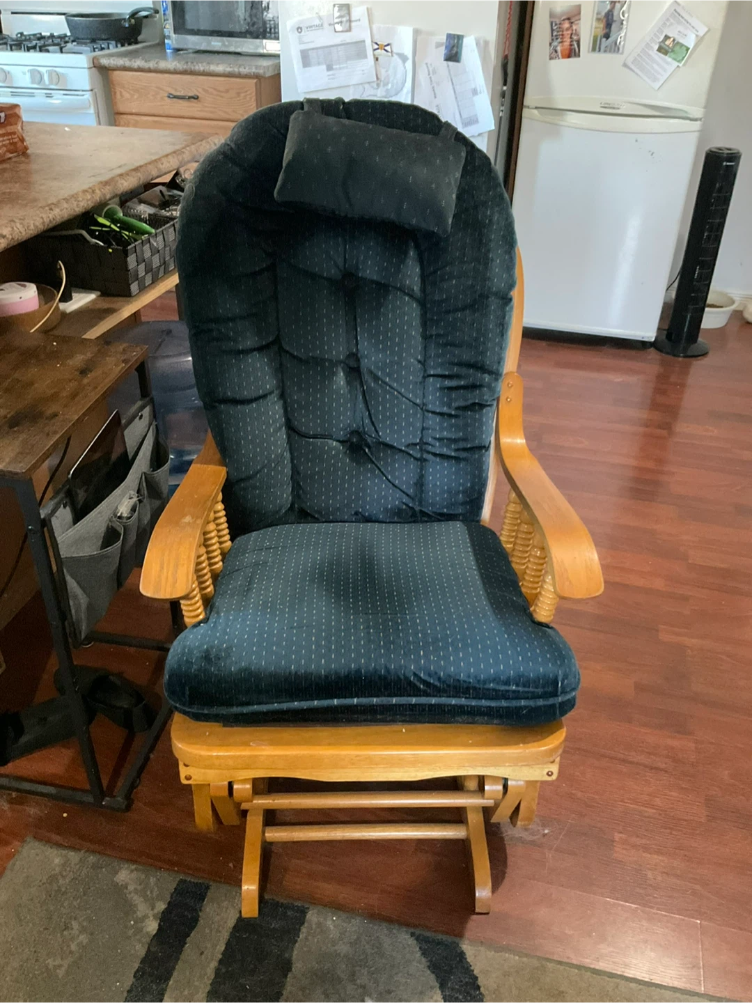 Wooden Glider Rocking Chair