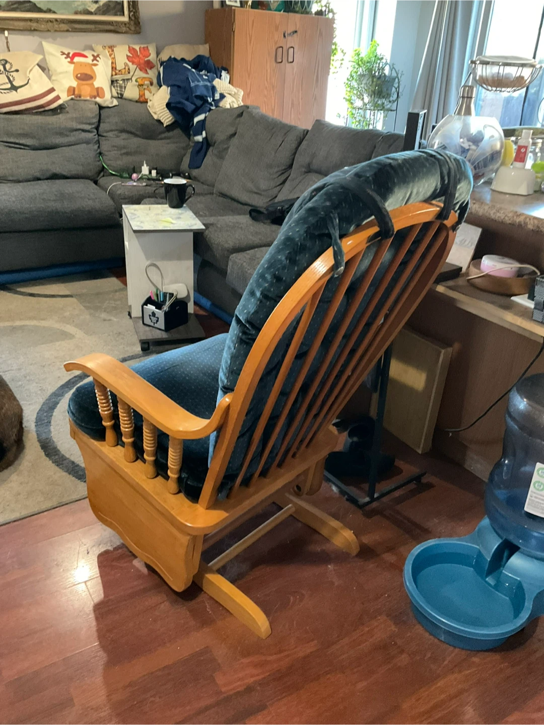 Wooden Glider Rocking Chair - photo 2