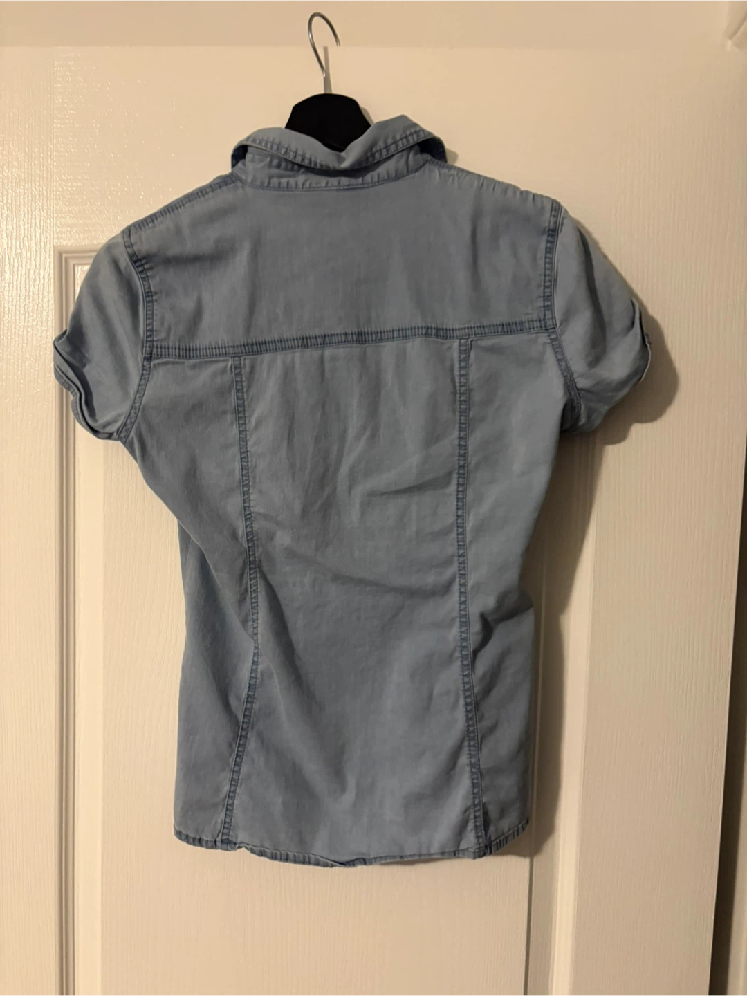 GUESS Denim Short Sleeve Shirt - photo 2
