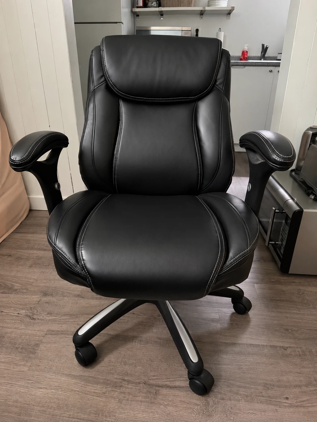 Black Leather Office Chair