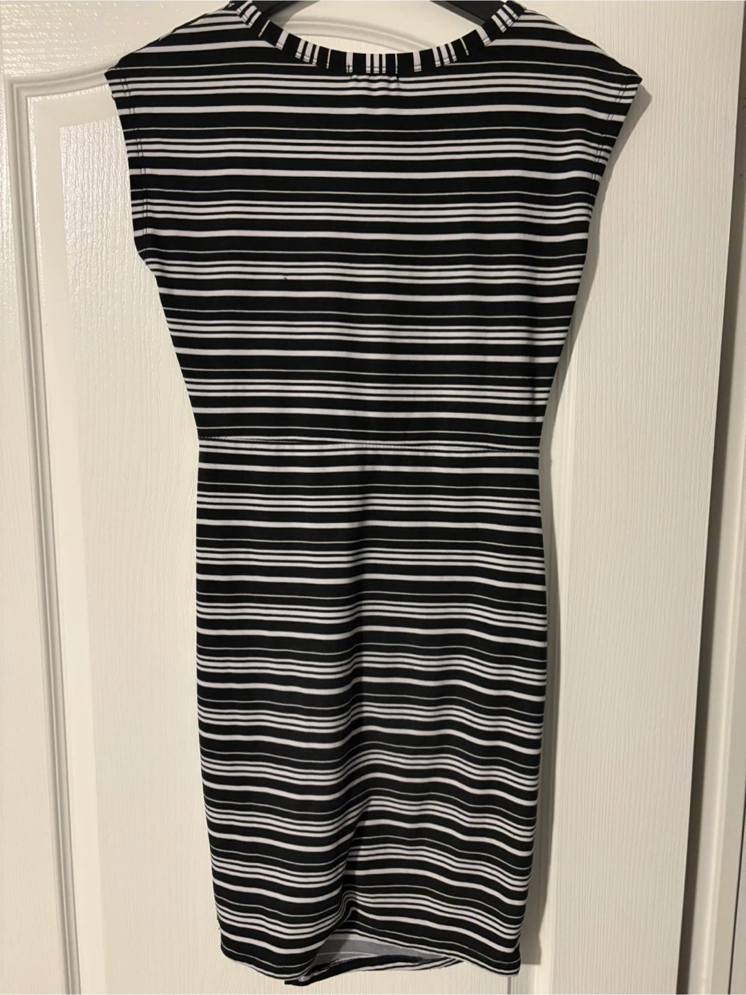 Black and white striped dress - photo 3