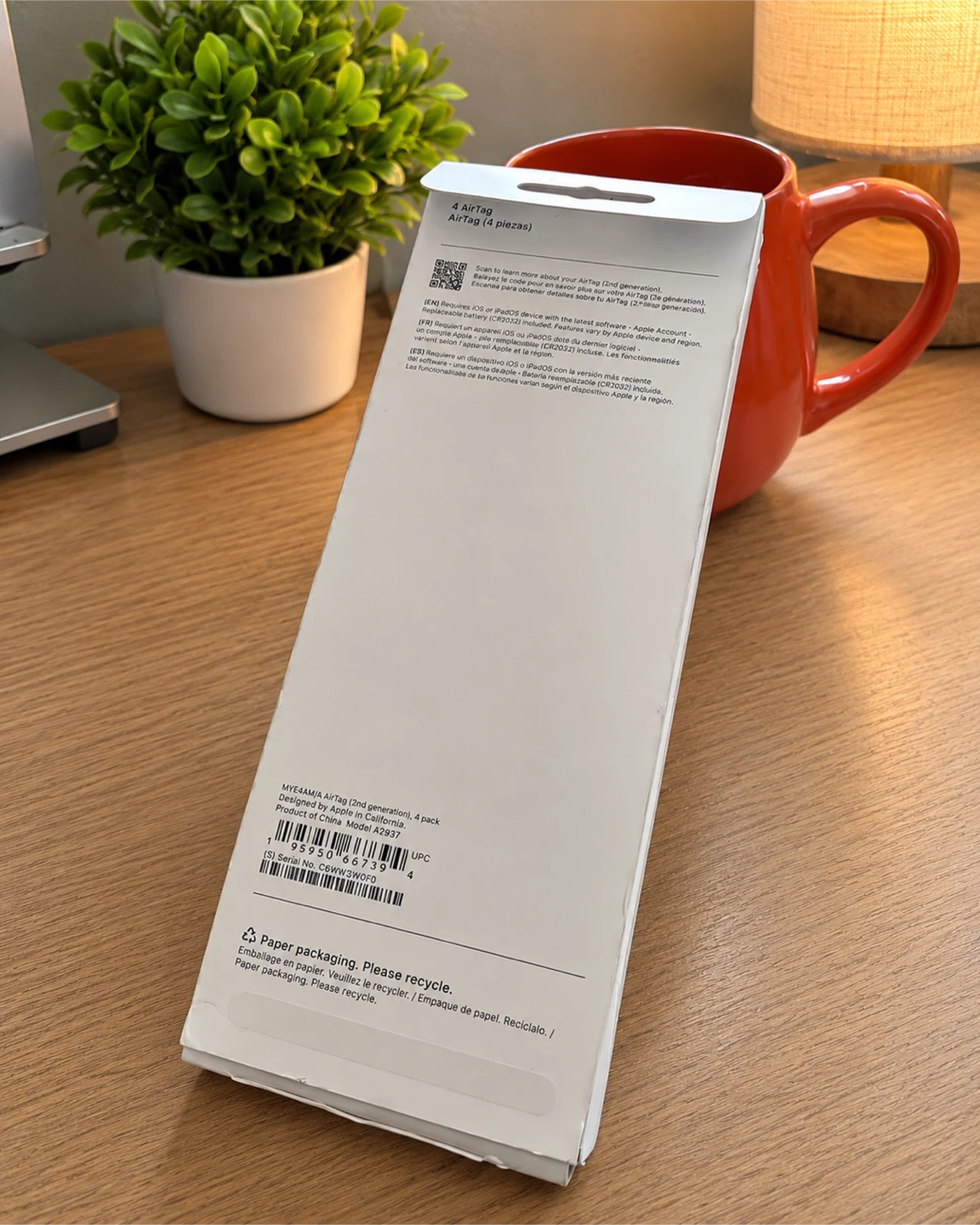 Apple AirTag (2nd Generation) | 2-Pack | Original Box - photo 3