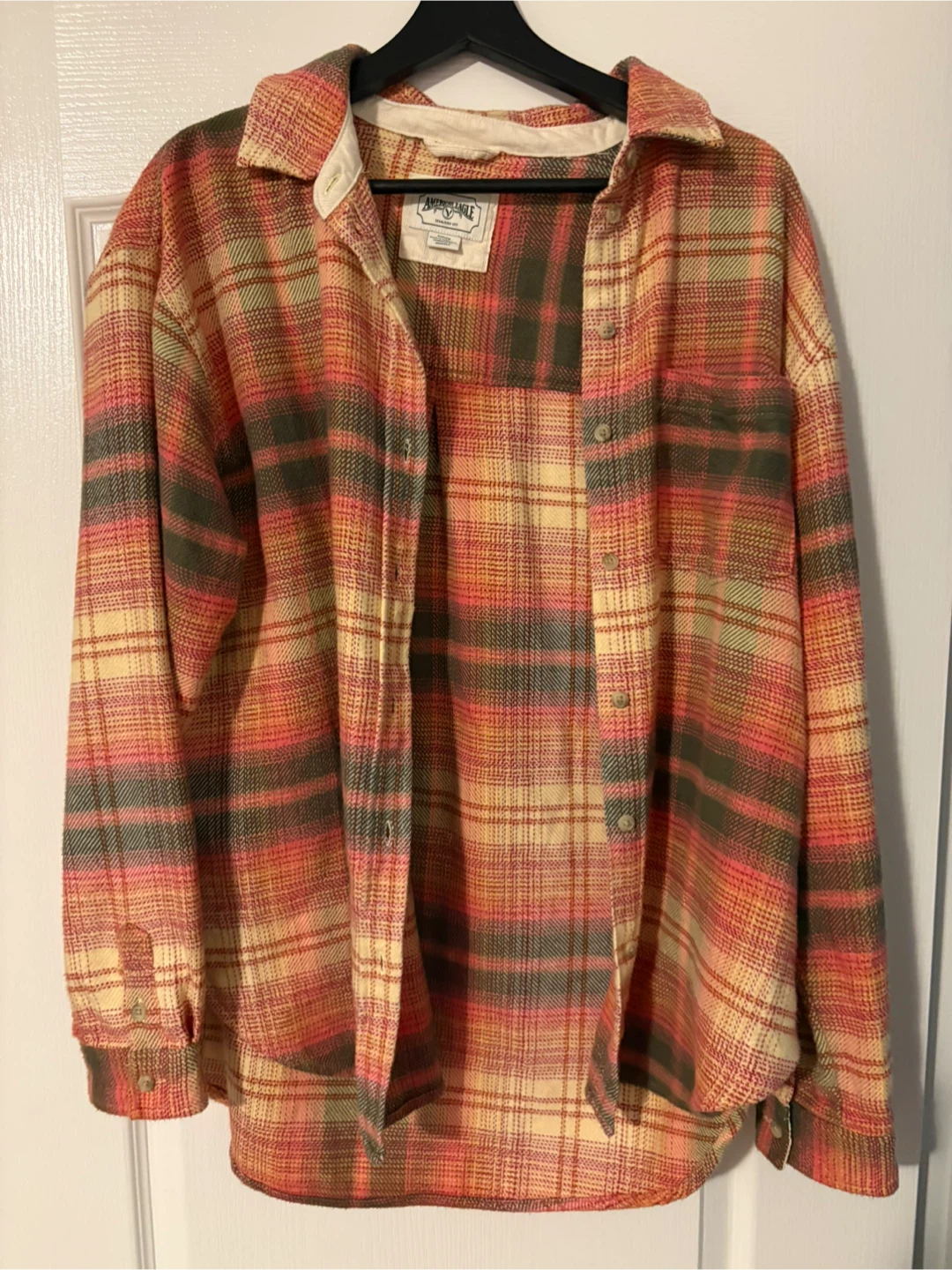 American Eagle Plaid Flannel Shirt