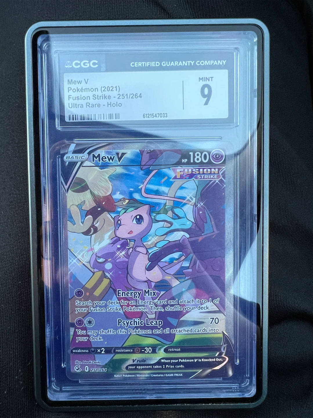 CGC Mint 9 Mew V Fusion Strike 251/264