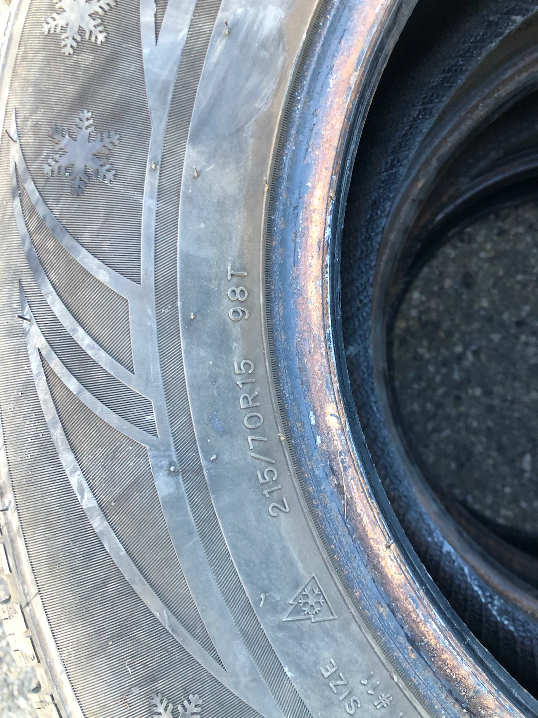 215/70R15 Certified Wintertrek Tires - photo 4