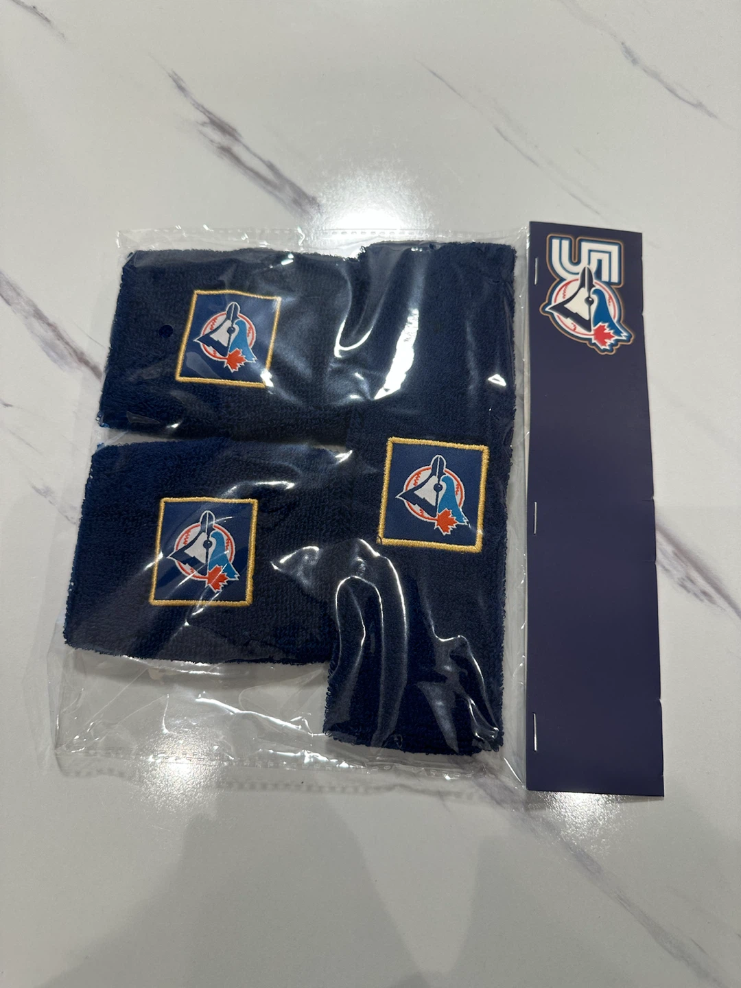 Toronto Blue Jays 50th Anniversary Sweatband Set