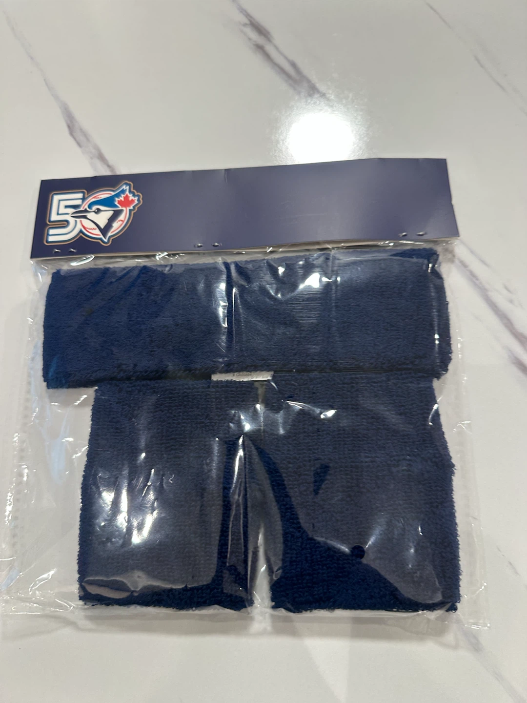 Toronto Blue Jays 50th Anniversary Sweatband Set - photo 2