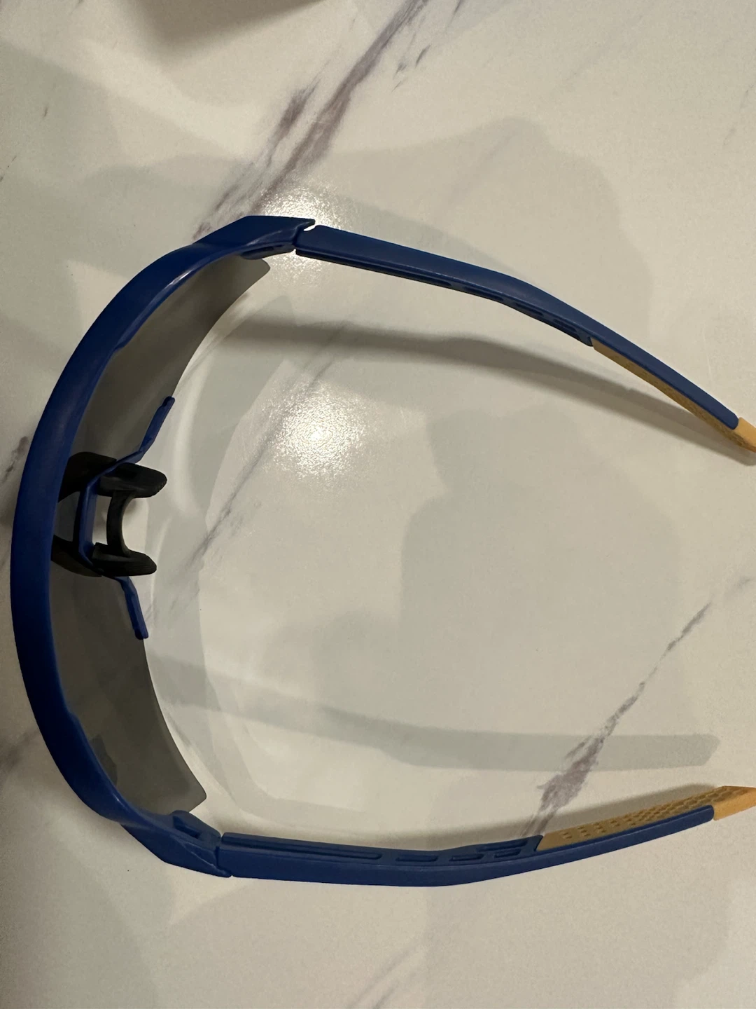 Blue Sport Sunglasses with Reflective Lenses - photo 2