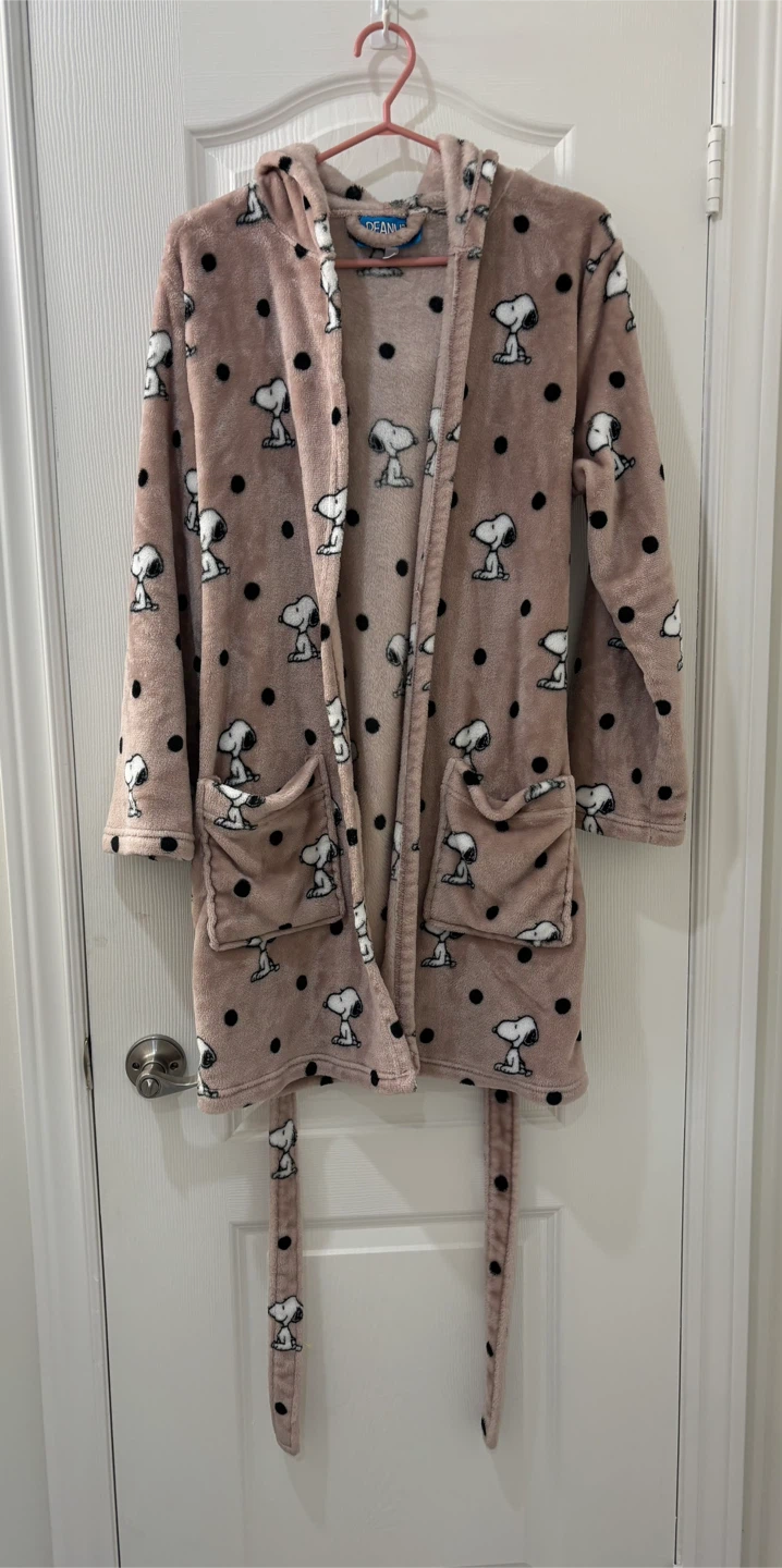 Peanuts Snoopy Fleece Bathrobe