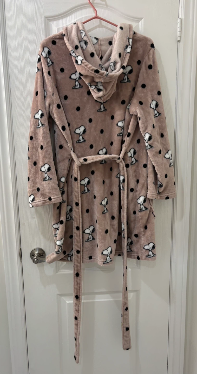 Peanuts Snoopy Fleece Bathrobe - photo 2