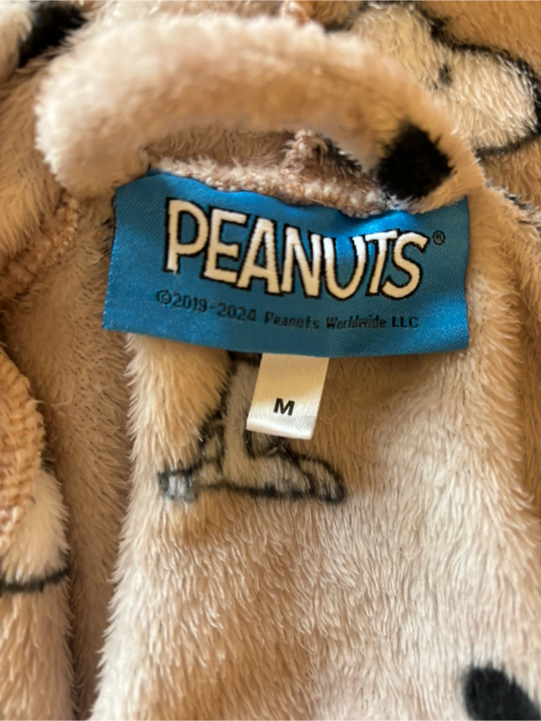 Peanuts Snoopy Fleece Bathrobe - photo 3
