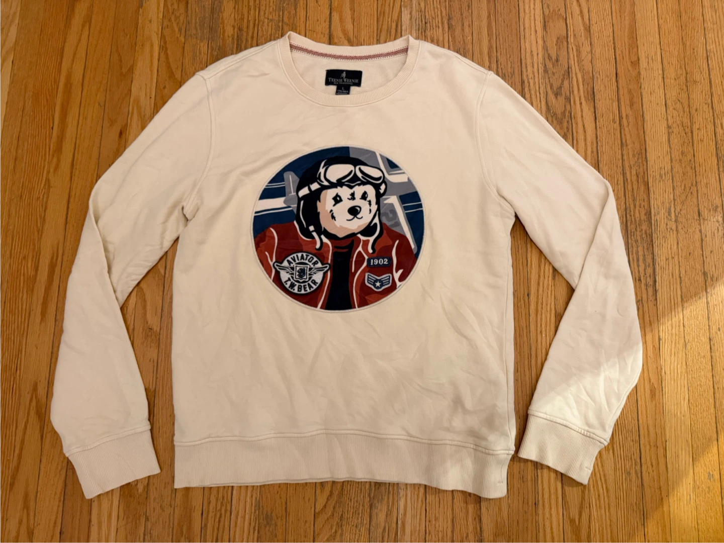Teenie Weenie Aviator Bear Sweatshirt