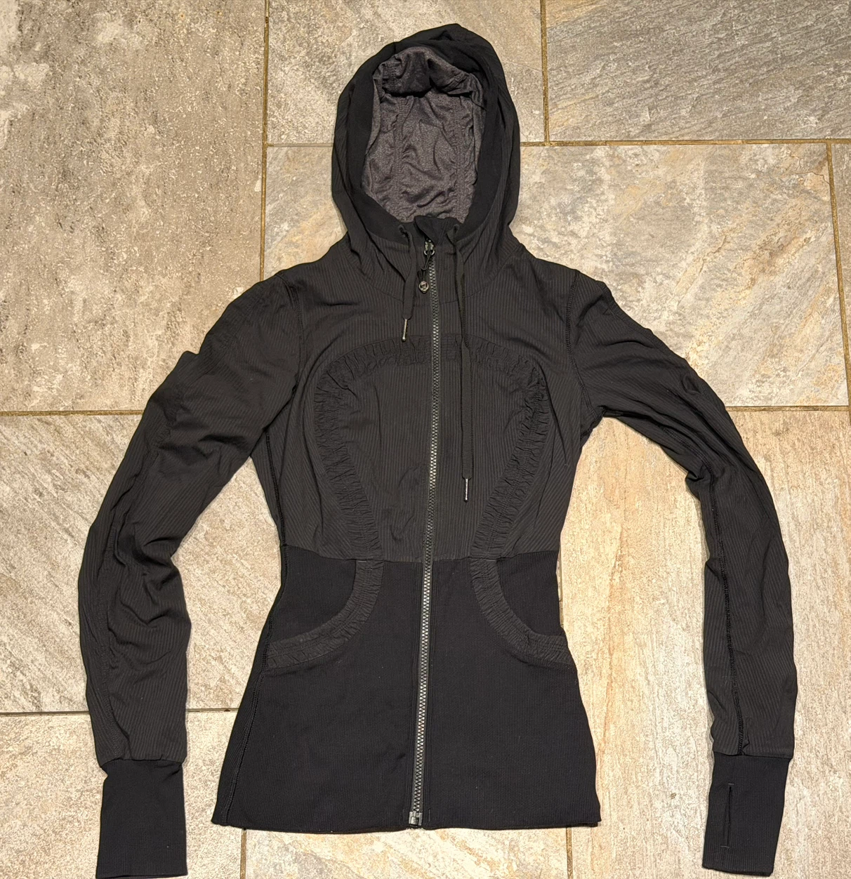 Lululemon Black Full-Zip Hoodie