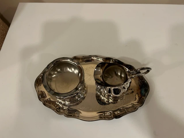 Vintage Cream and Sugar Set