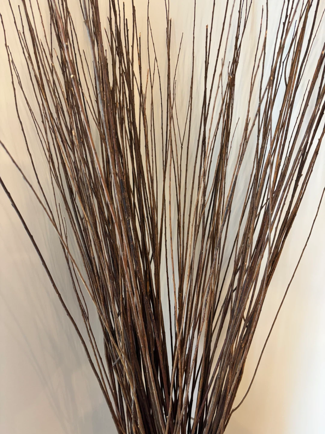 Large Clear Glass Floor Vase with Decorative Branches - photo 2