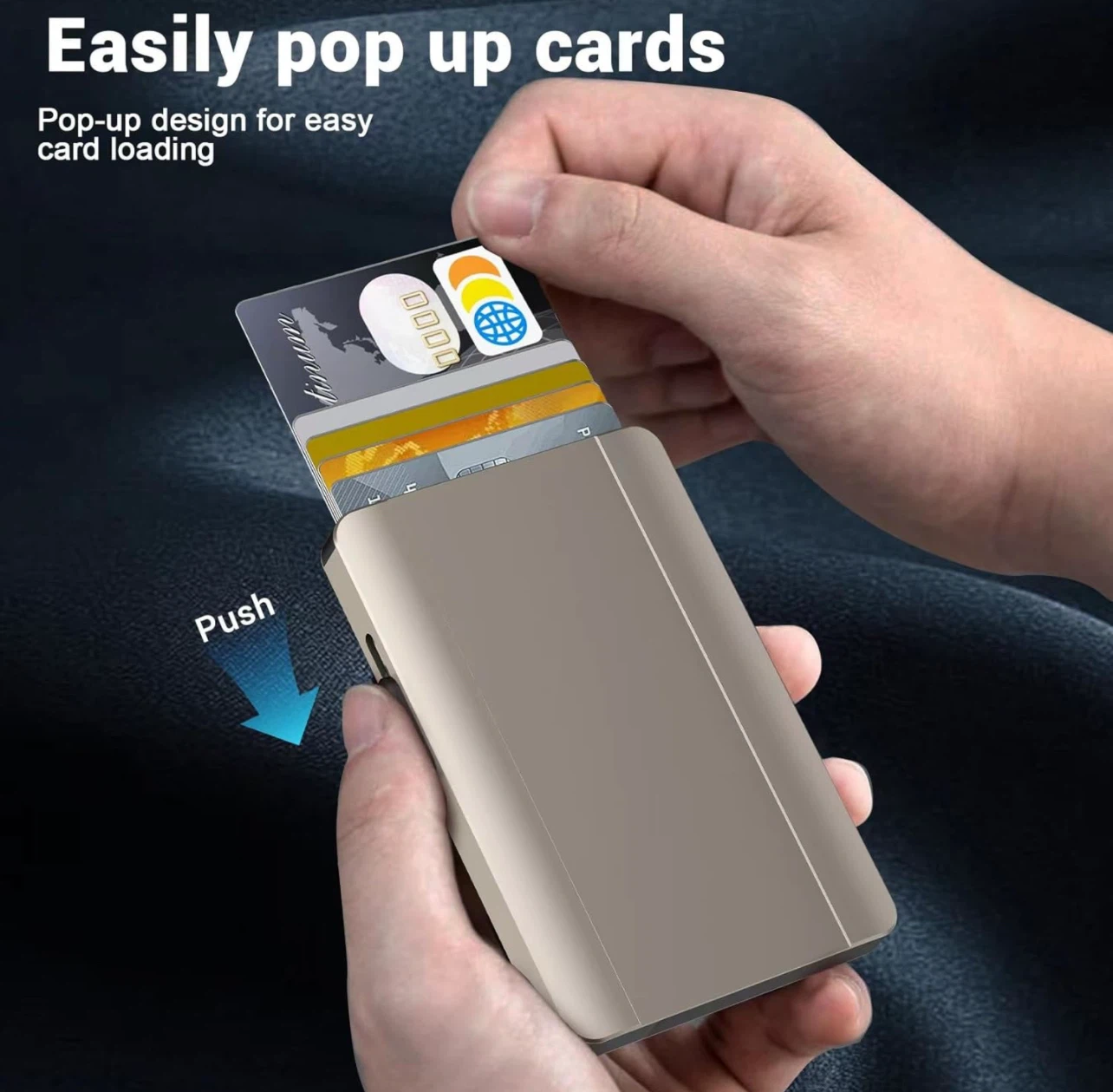 Magnetic Minimalist Pop-Up Card Wallet - photo 2