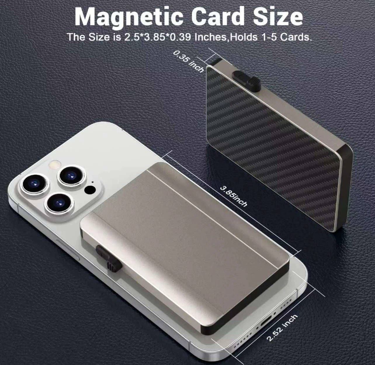 Magnetic Minimalist Pop-Up Card Wallet - photo 4