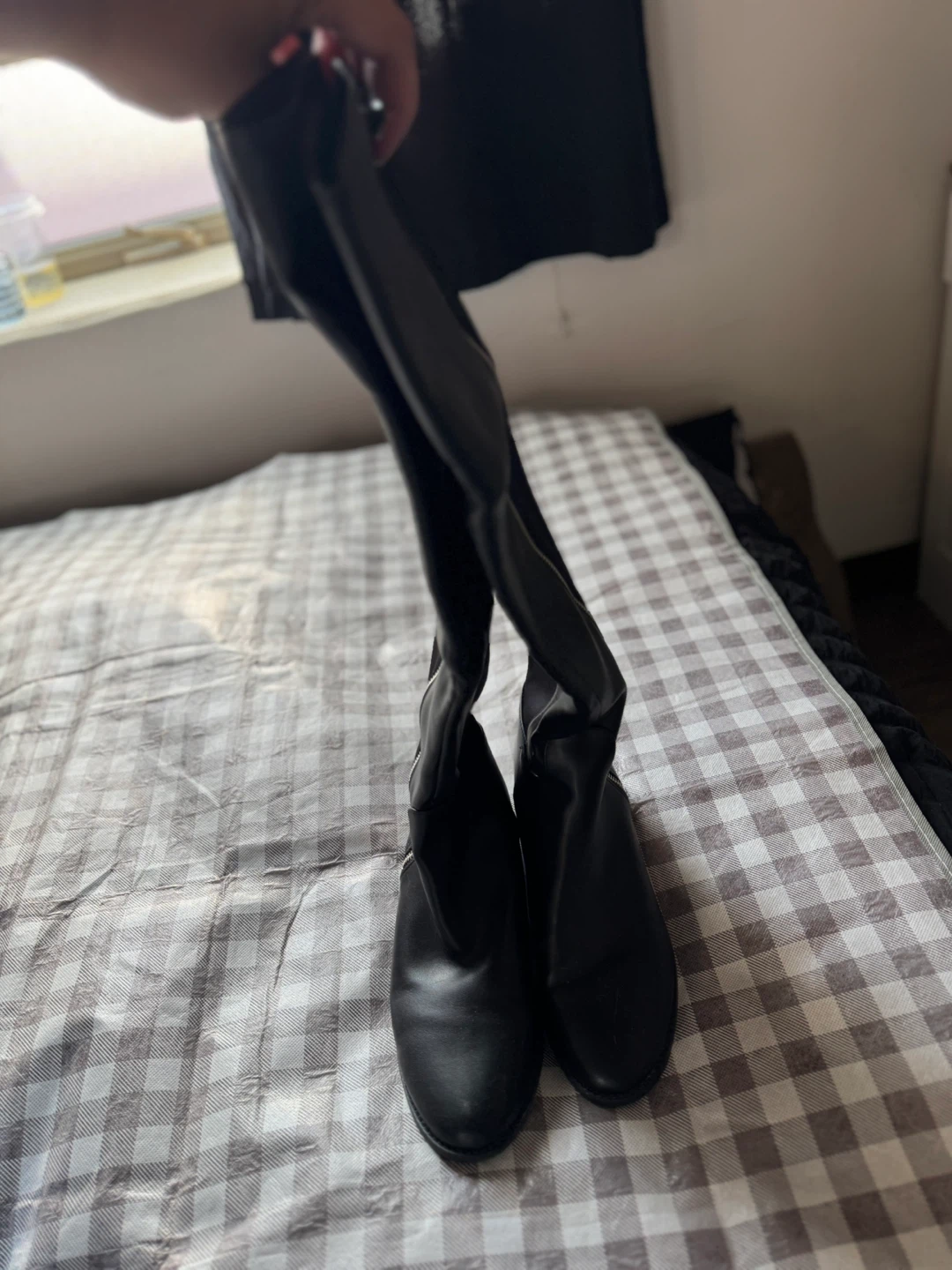Aldo Black Over-the-Knee Boots - photo 2