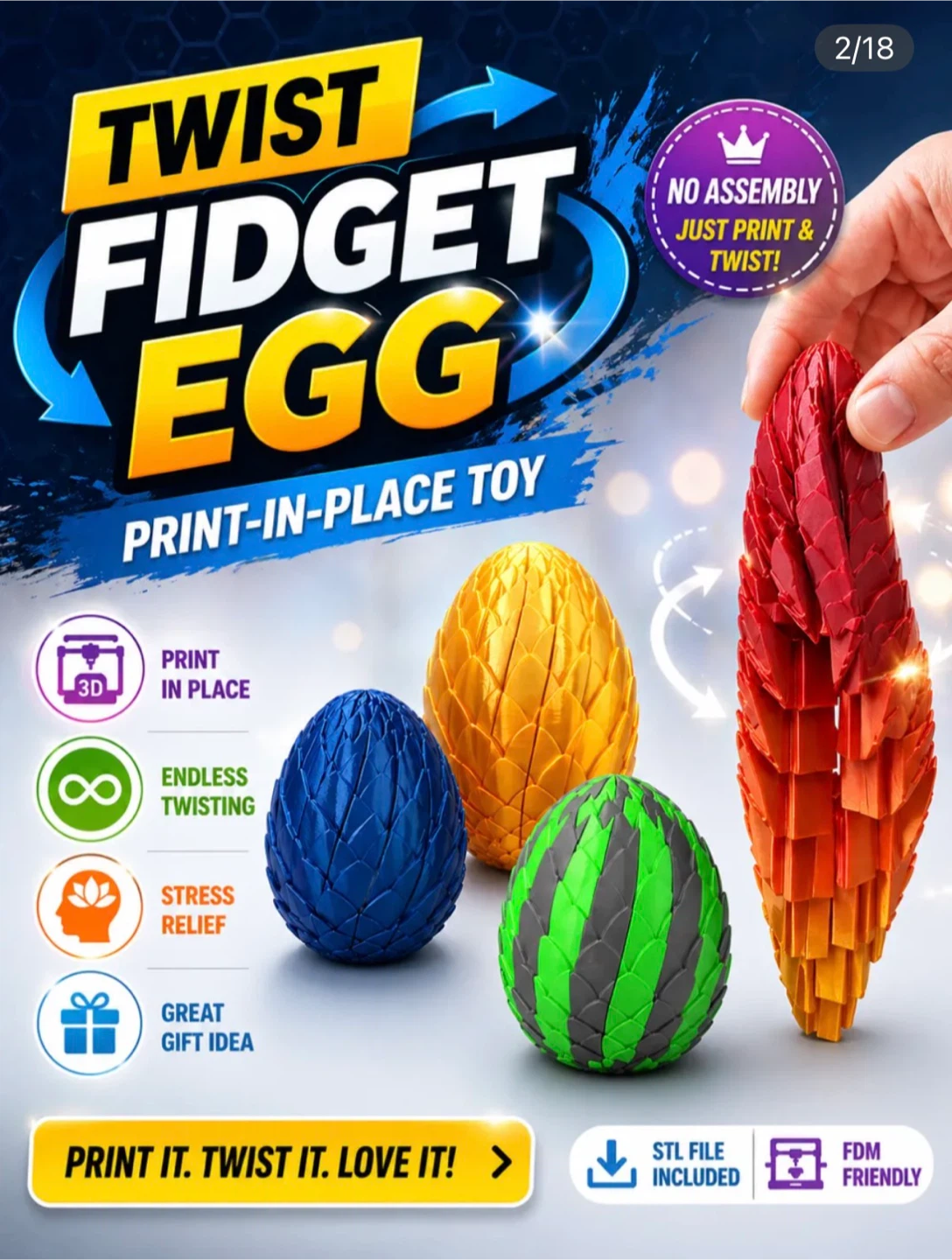 3D Printed Fidget Toys - photo 4