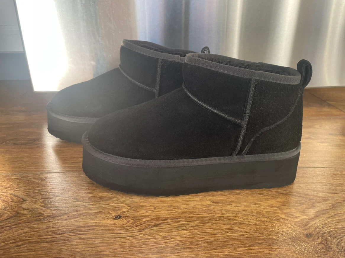 Black Platform Ankle Boots