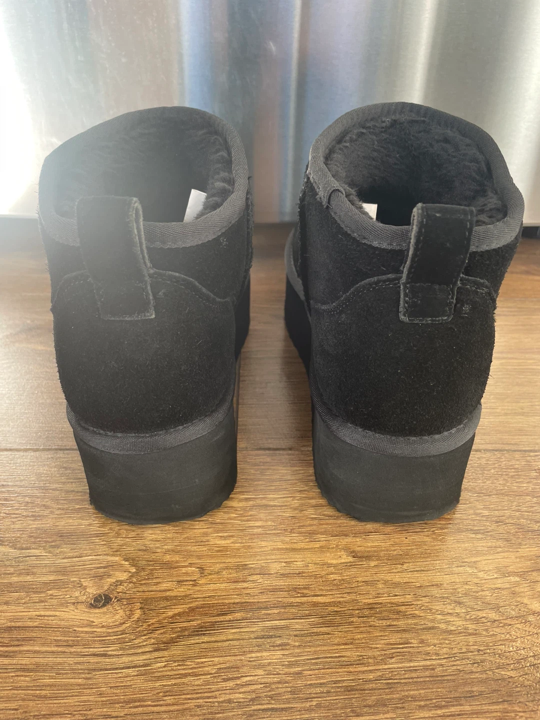Black Platform Ankle Boots - photo 2