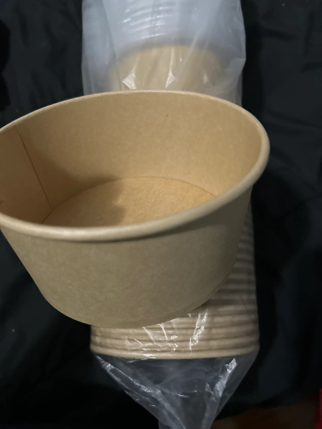 Stack of Paper Food Bowls - photo 2
