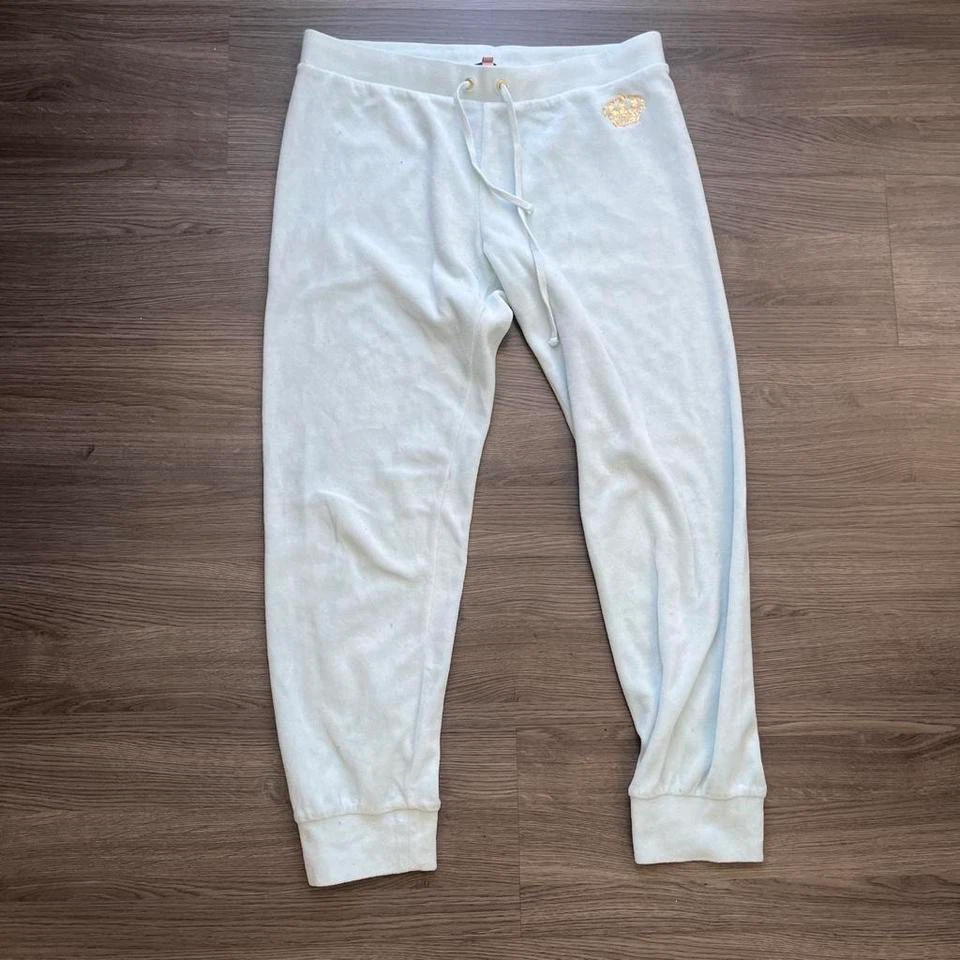 light blue juicy couture sweatpants