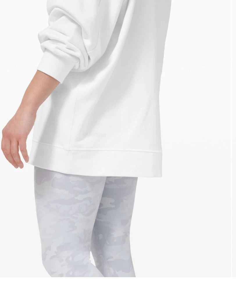 Lululemon Perfectly Oversized Crew Sweatshirt White - photo 2