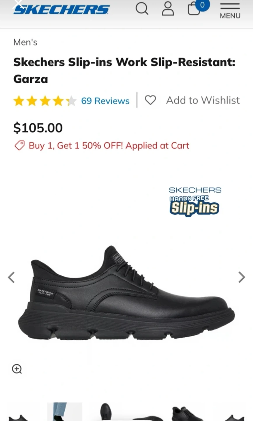 Skechers Slip-ins Men’s Work Shoes (7.5) - photo 5