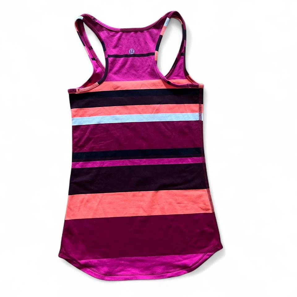 Lululemon Striped Racerback Tank Top - photo 2