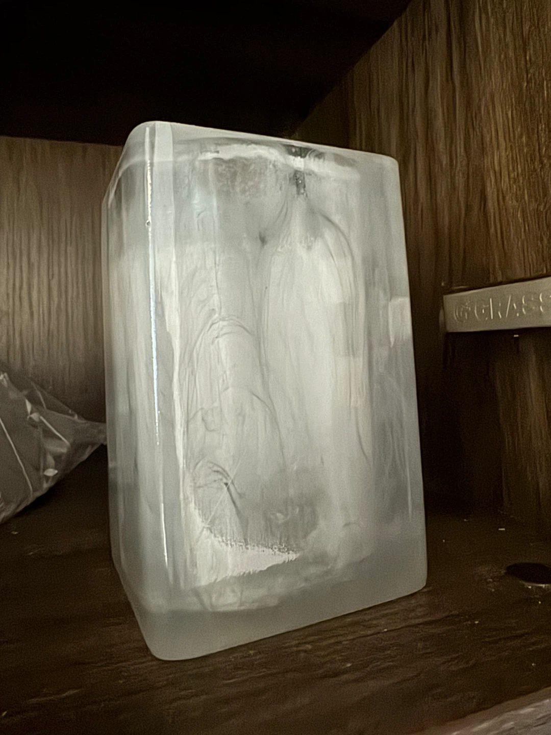 European made Snow mountain Clear Acrylic holder