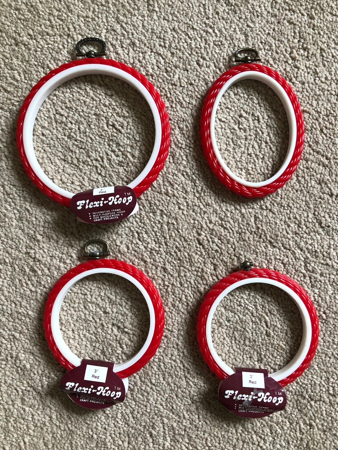 Flexi-Hoop Frames, Lot of 4, Never Used (Brampton)