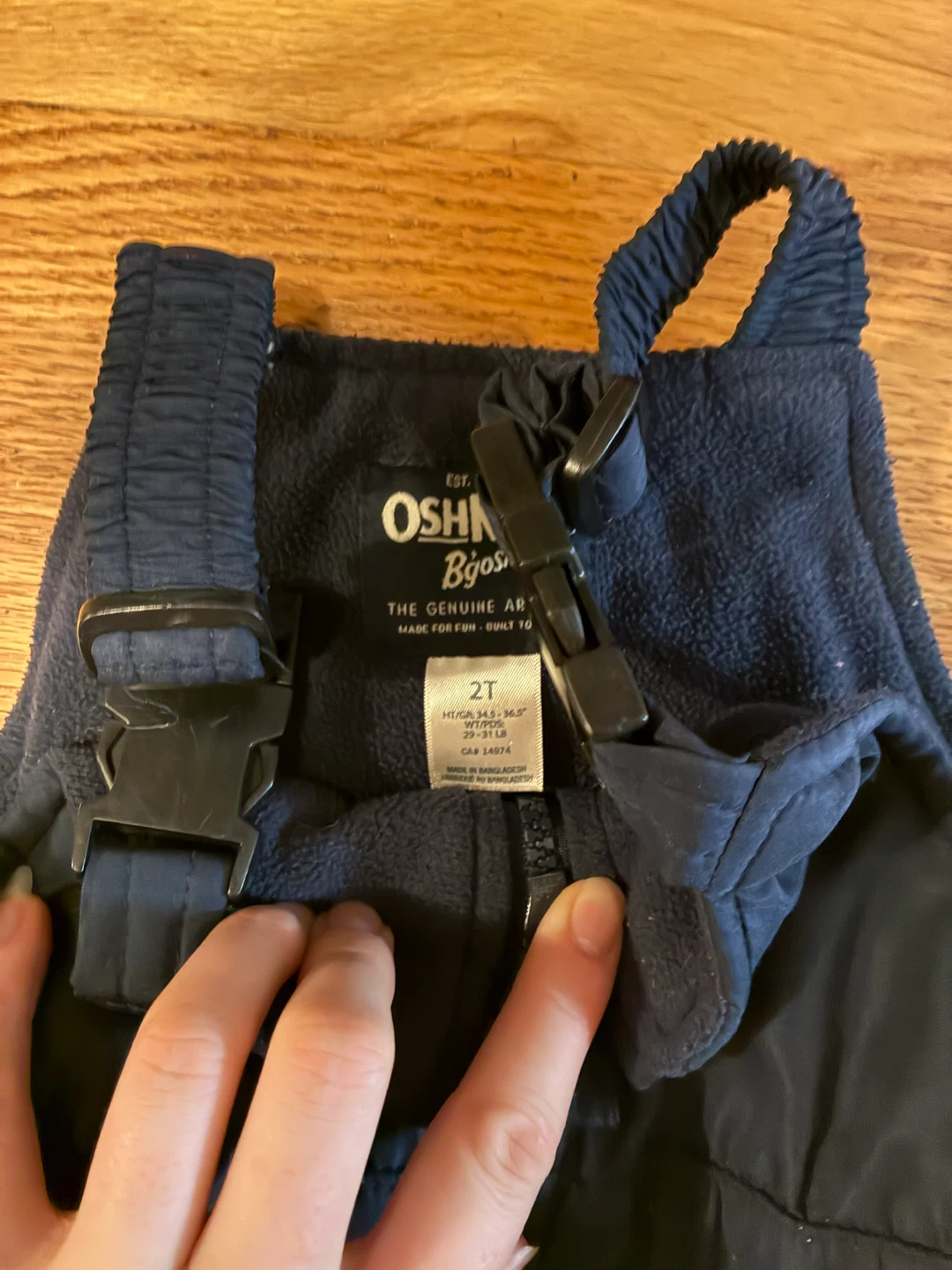 OshKosh B'gosh Toddler Snow Bib Pants 2T - photo 3